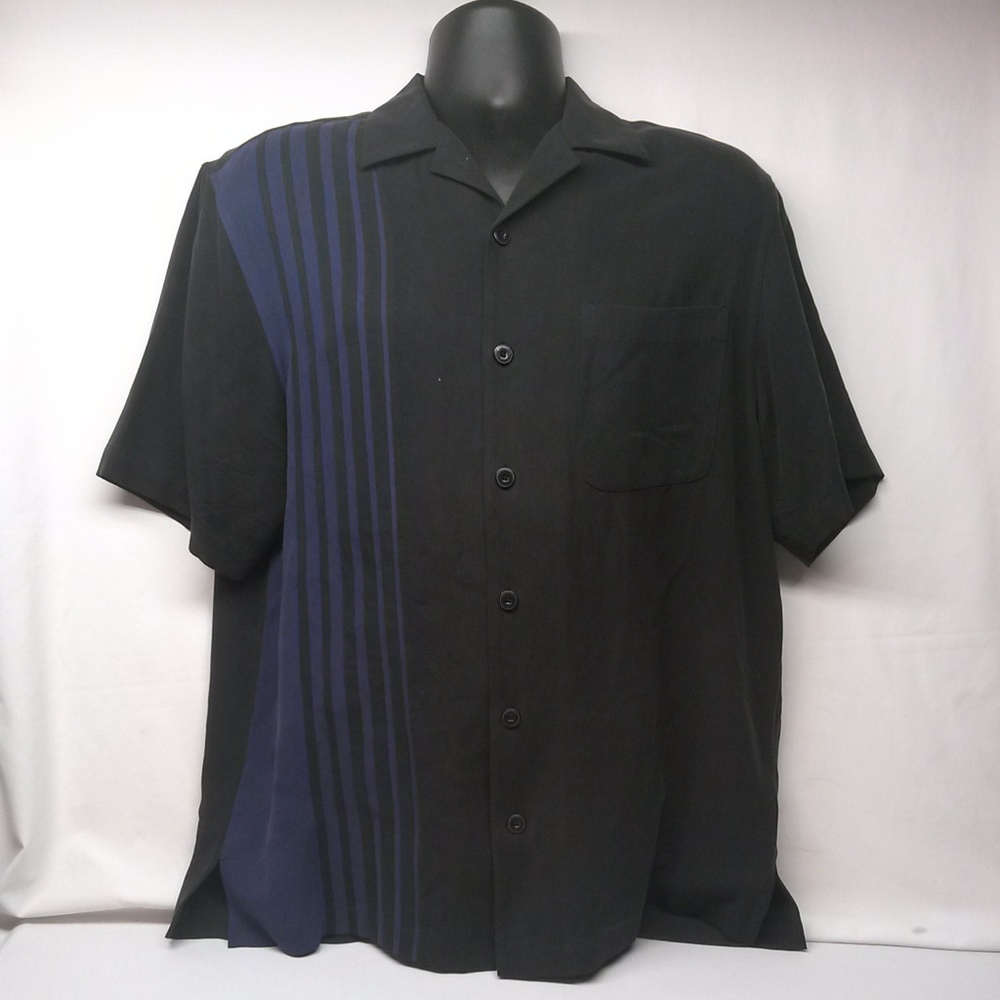 Nat Nast Black & Blue Summer Shirt